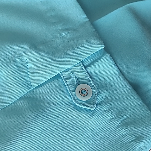 ALIA, Size 12, Style F 5F1 80252 in Aqua Capris - Picture 4 of 5